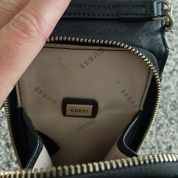 Guess Black Quilted Mini Bag - Picture 5 of 7